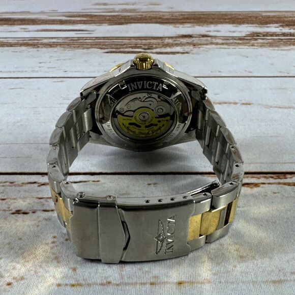 Invicta Grand Diver Automatic Men’s Watch With Japan Movement Gold/silver/ Blu - Picture 3 of 8